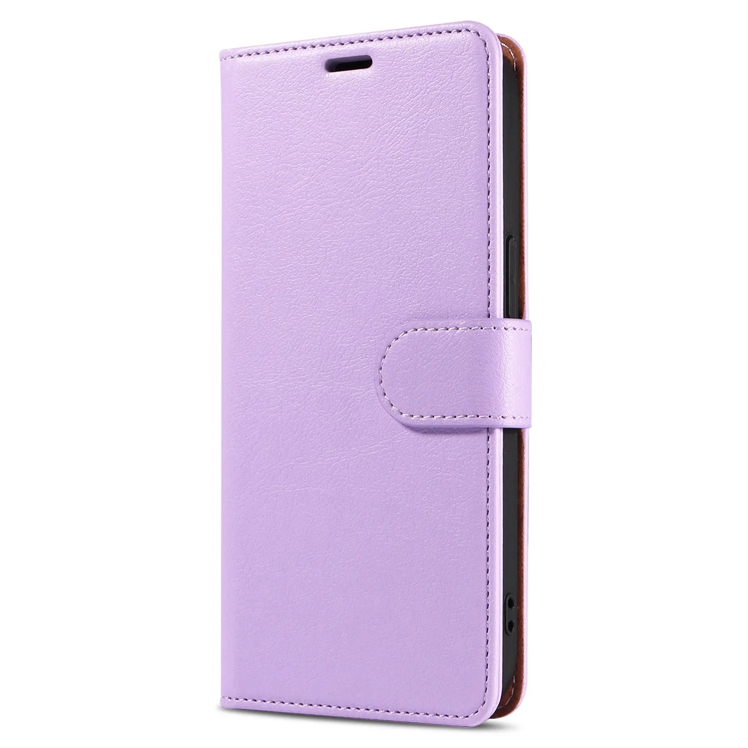 001 For iPhone 15 RFID Blocking Wallet Magnetic Closure Phone Case PU Leather Stand Cover