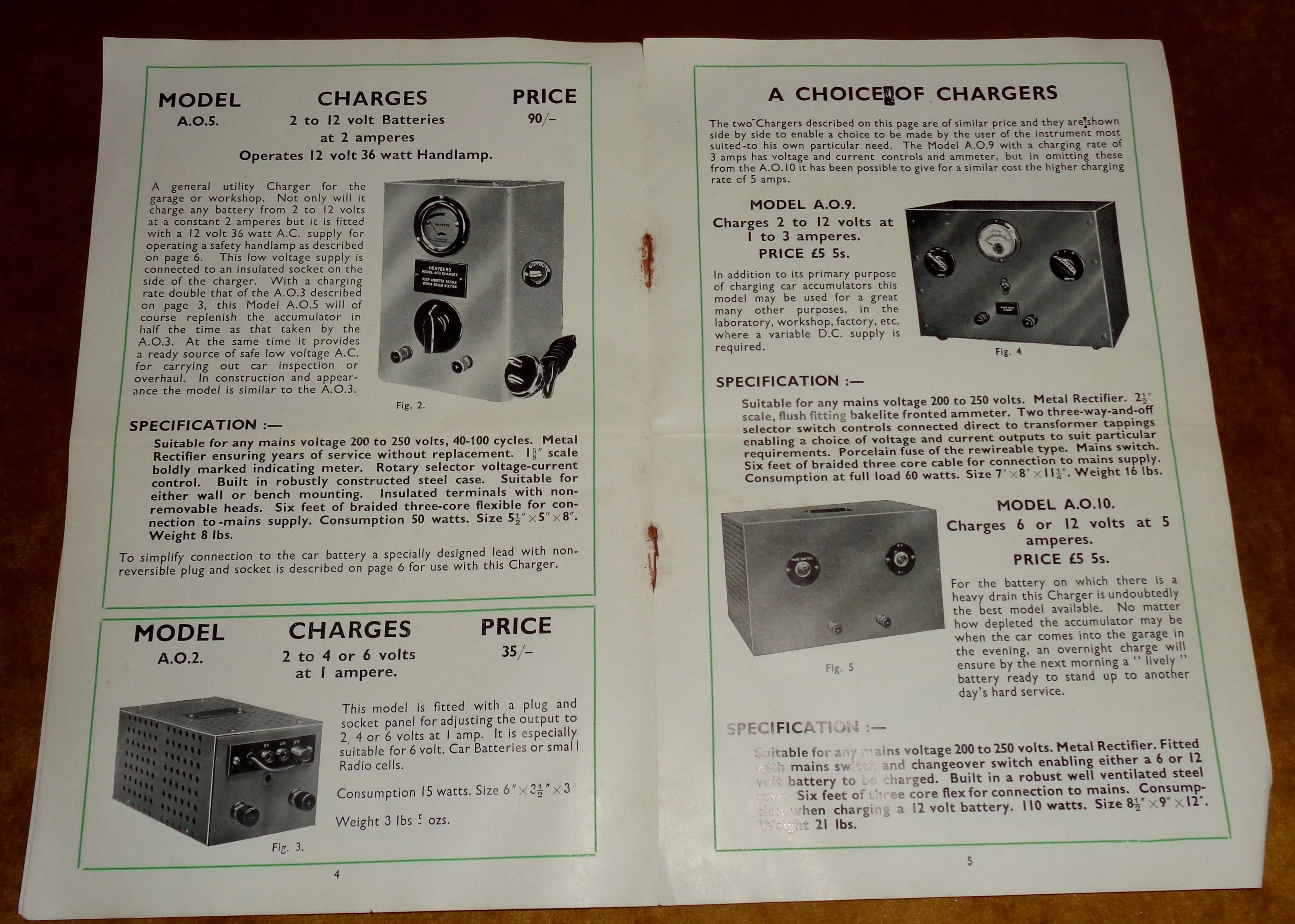 1940s Heayberd Battery Starter Pamphlet List No. 1020