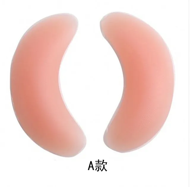 1Pair Breast Enhancer Push Up Padded Bra For Women Silicone Gel Bra Insert Pads Bikini Swimwear Invisible Pads Support 3 Types