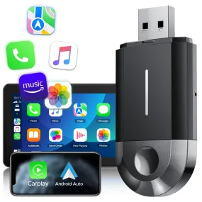 2-in-1 Wireless CarPlay & Android Auto Adapter: Plug & Play for 2016  Cars