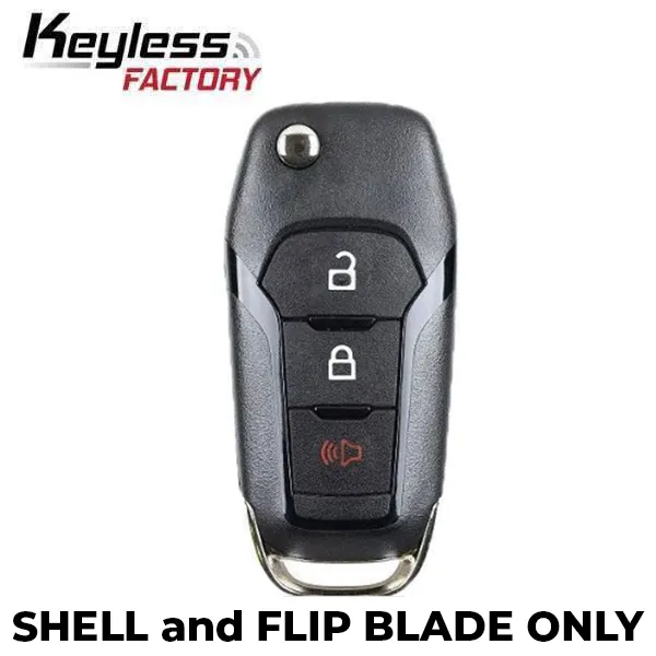 2014-2017 Ford F-Series Flip Key SHELL for N5F-A08TAA (AFTERMARKET)