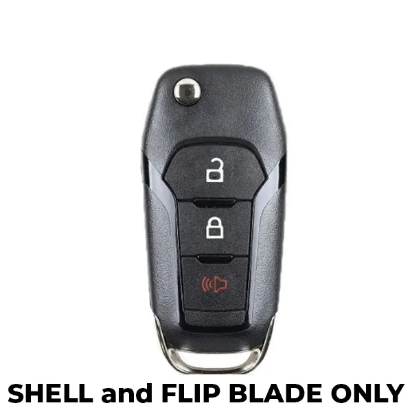 2014-2017 Ford F-Series Flip Key SHELL for N5F-A08TAA (AFTERMARKET)