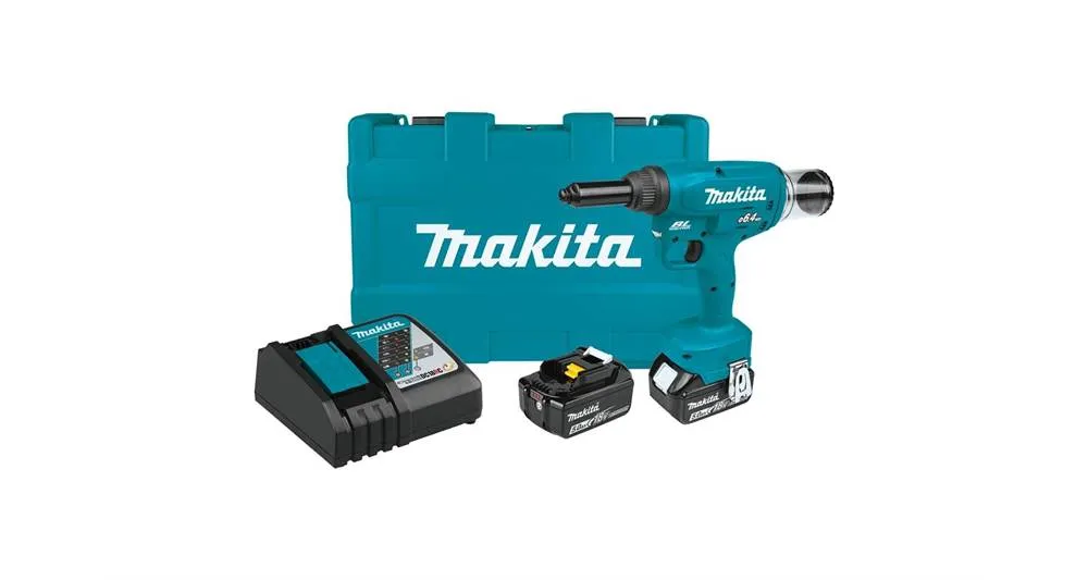 2020 Makita 18V LXT® Brushless Rivet Tool Kit (XVR02T)