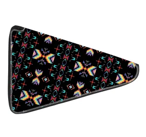 27 Inch Fan Case - Rainy Chief Rainbow Black