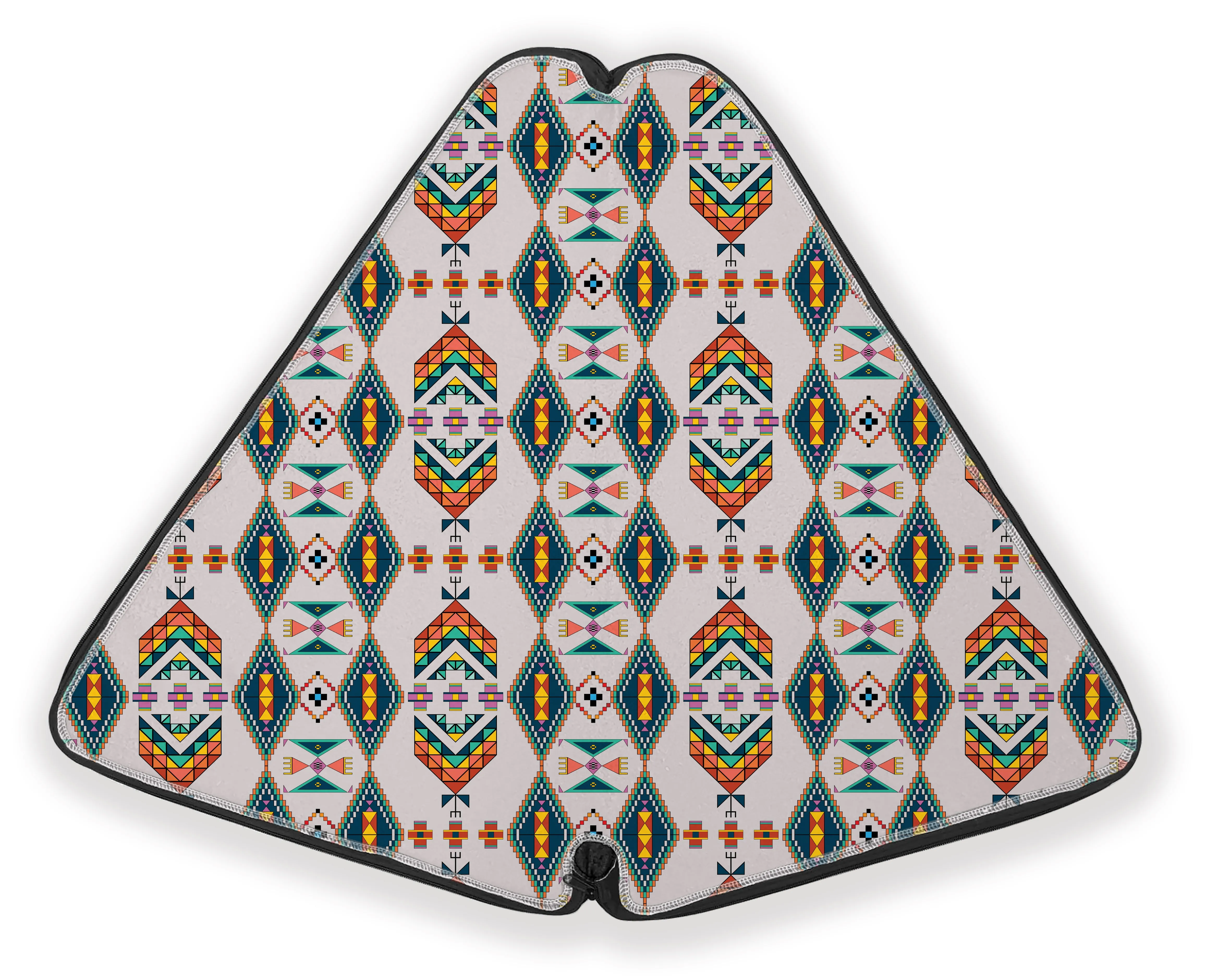 27 Inch Fan Case - Travois Tipi Grey