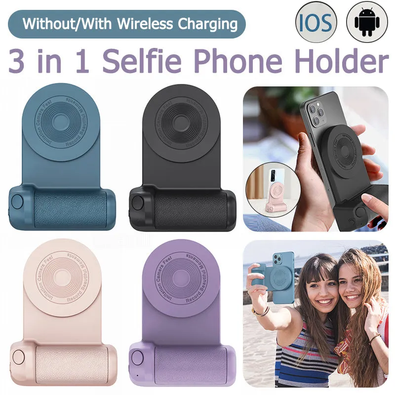 3 In 1 Phone Holder Magnetic Intelligent Grip Anti-shake Camera Handle