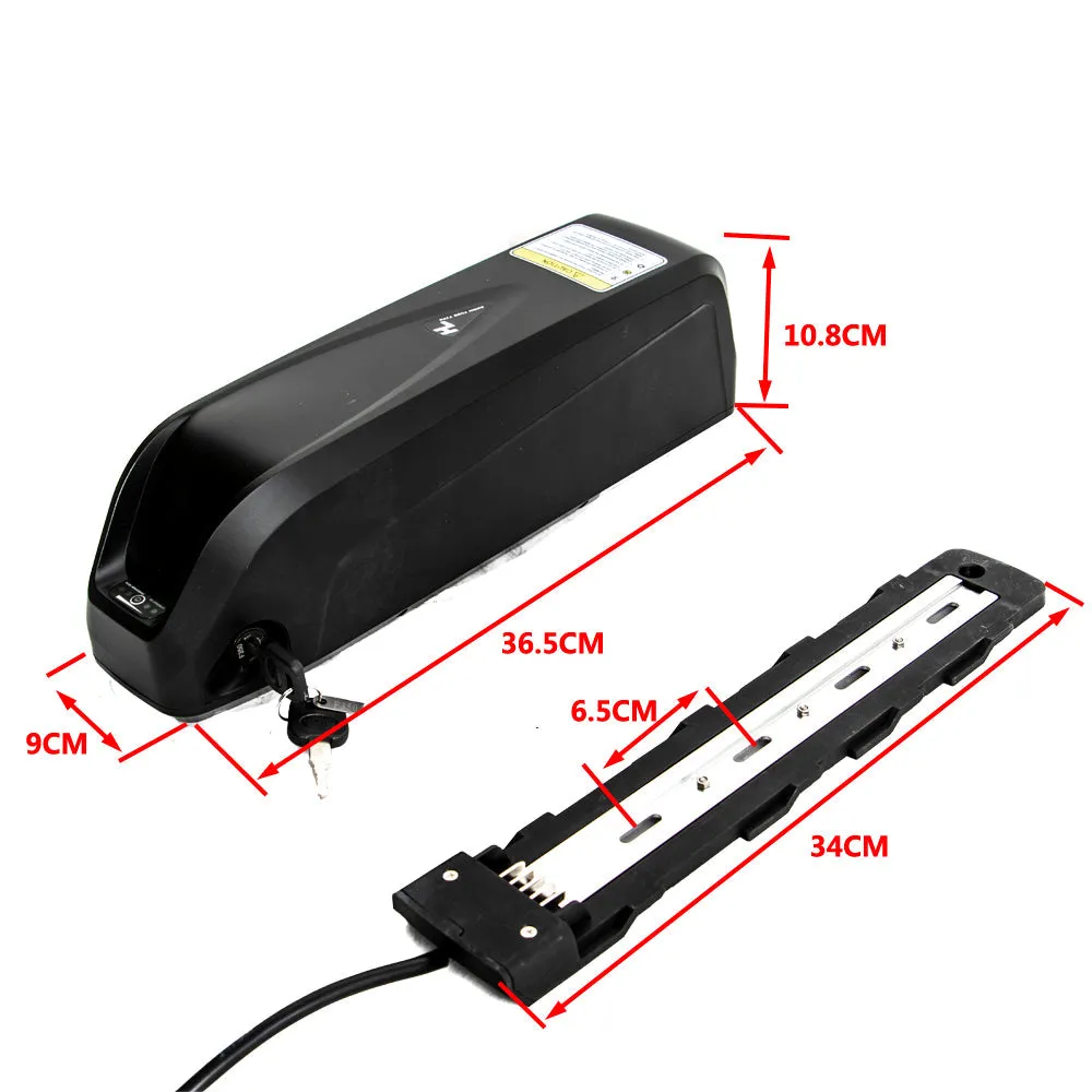 52V17AH Down Tube Ebike Battery For Conversion Kit