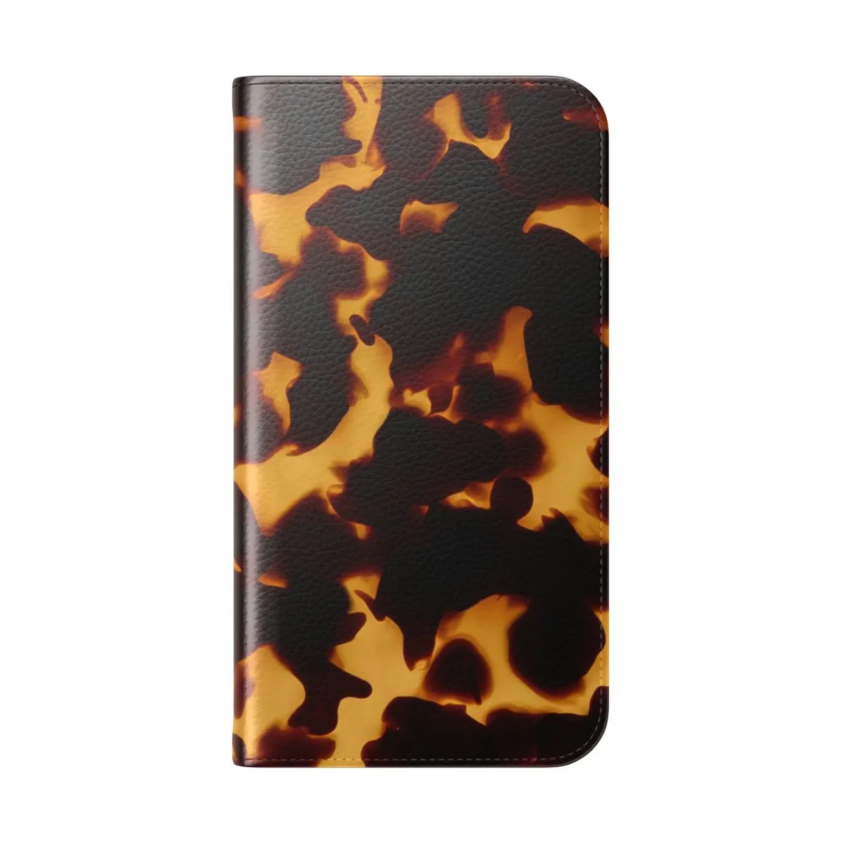 Abstract Tortoise Shell Texture | Monarch-Inspired Flip Phone Case Cover