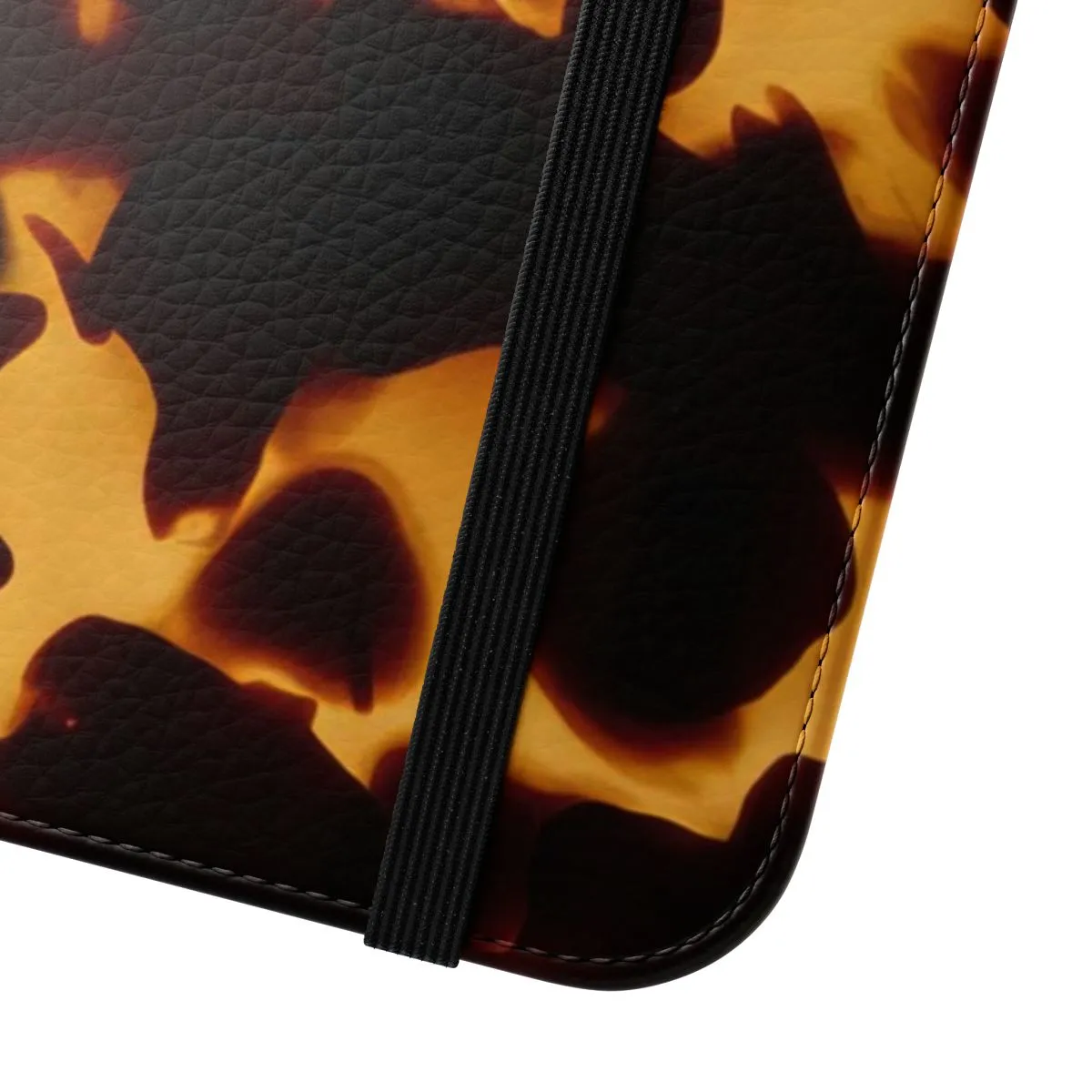 Abstract Tortoise Shell Texture | Monarch-Inspired Flip Phone Case Cover