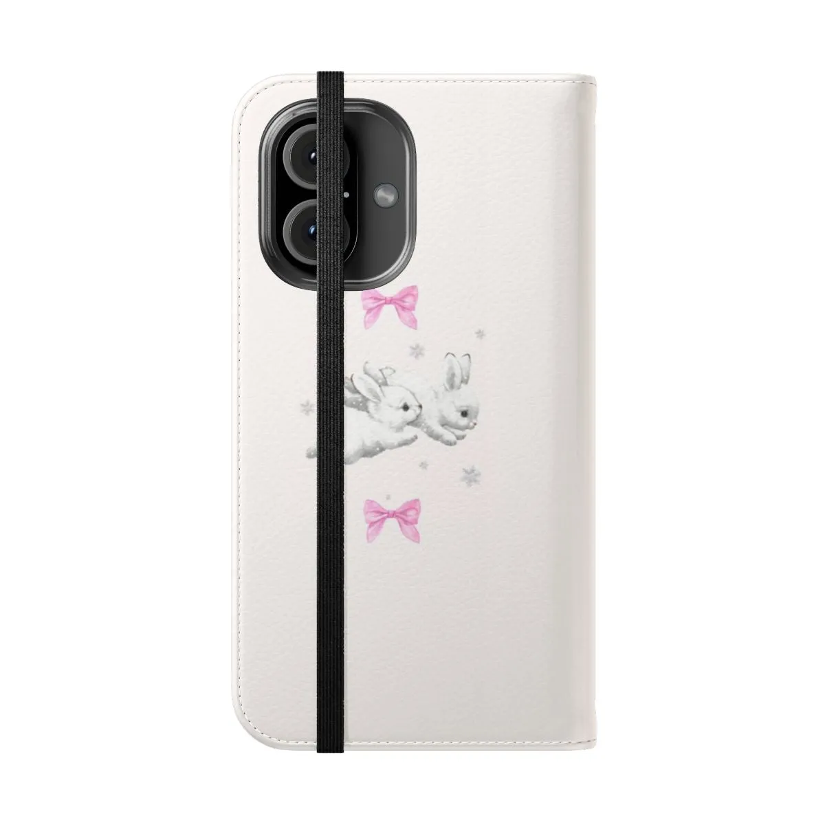 Adorable Bunny Phone Case with Pink Bow