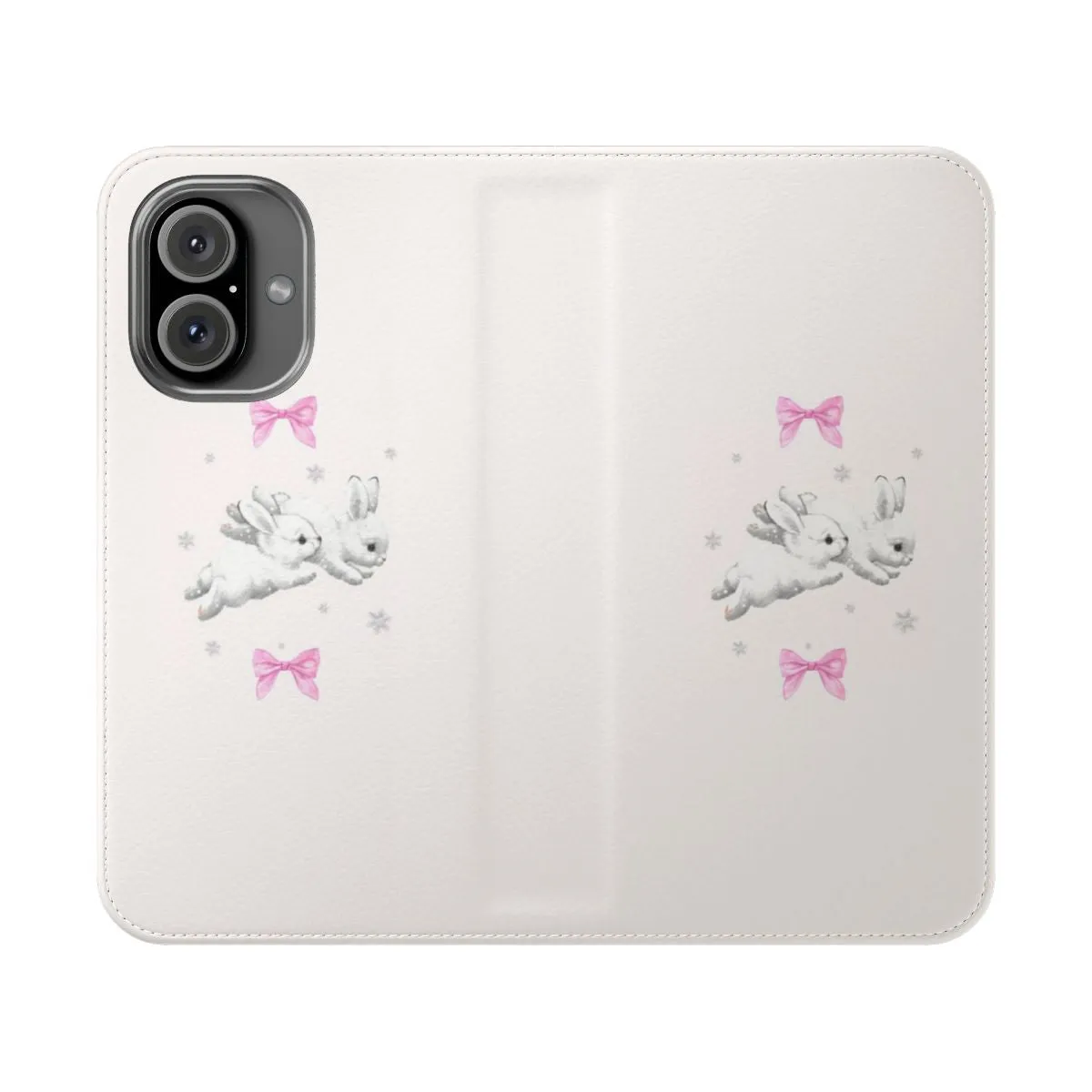 Adorable Bunny Phone Case with Pink Bow