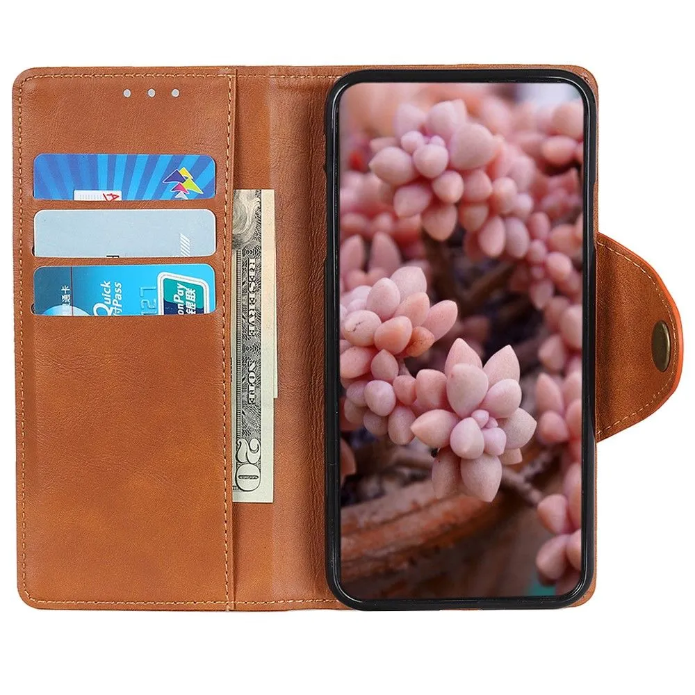 Alpha OnePlus Nord CE 2 5G flip case - Brown