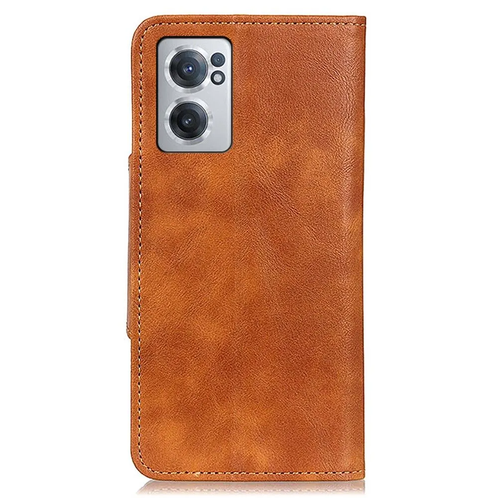 Alpha OnePlus Nord CE 2 5G flip case - Brown