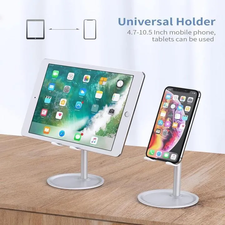 Aluminium adjustable phone holder stand