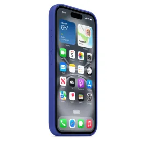 Apple iPhone 16 Silicone Case with Mag Safe, Ultramarine