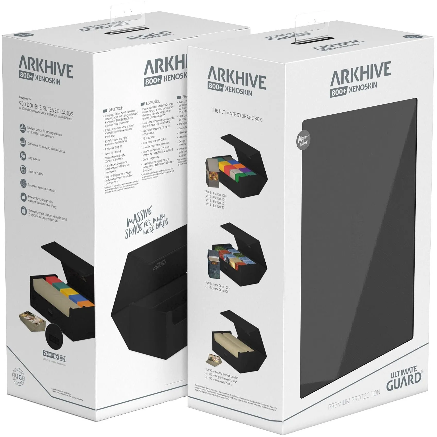 ArkHive Flip Case 800  Xenoskin/Black Monocolor