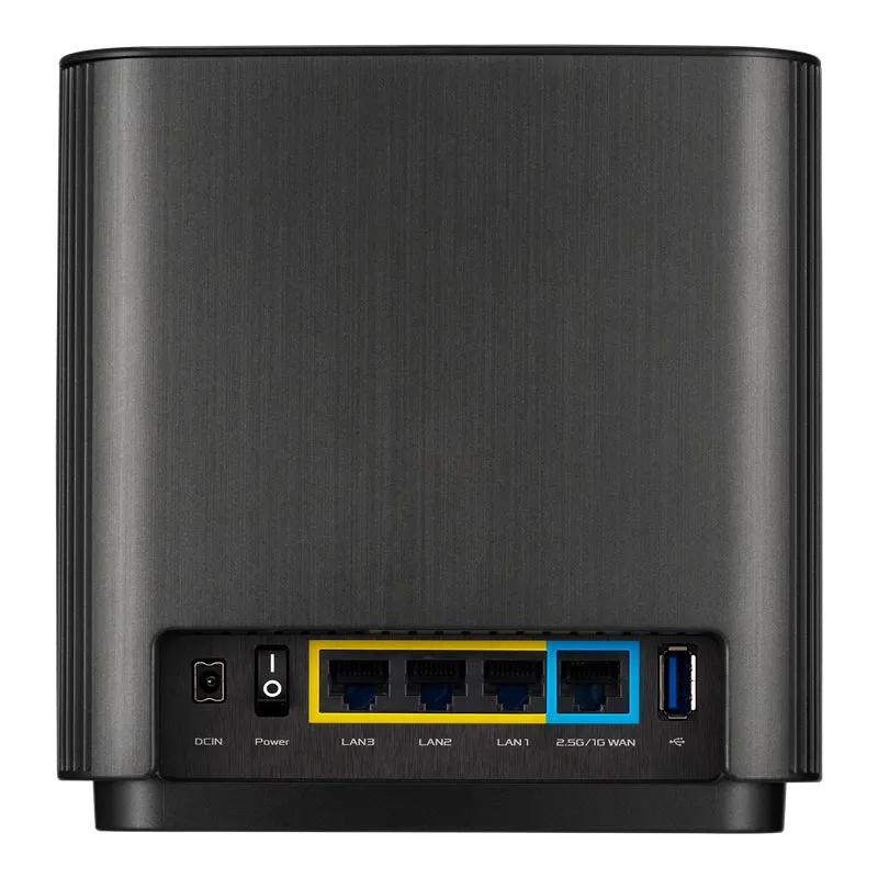 Asus Zenwifi Ax (Xt8) - Wi-Fi System (2 Routers) - Up To 5,500 Sq.Ft - Mesh - Gige, 2.5 Gige - Wi-Fi 6 - Tri-Band