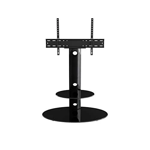 AVF Steel TV Floor Stand with TV Mount Column for 32" to 65" TVs in Black