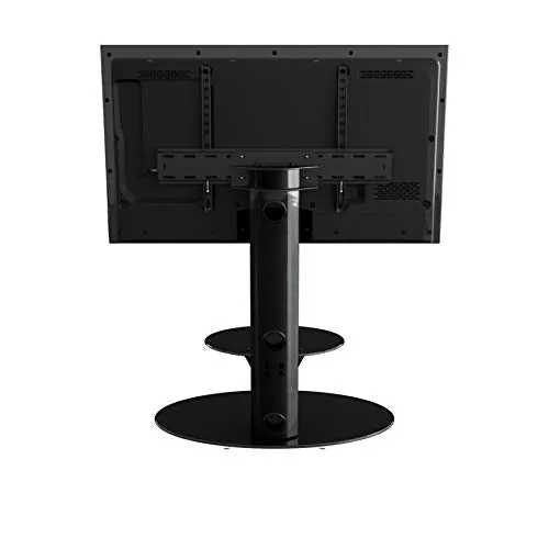 AVF Steel TV Floor Stand with TV Mount Column for 32" to 65" TVs in Black