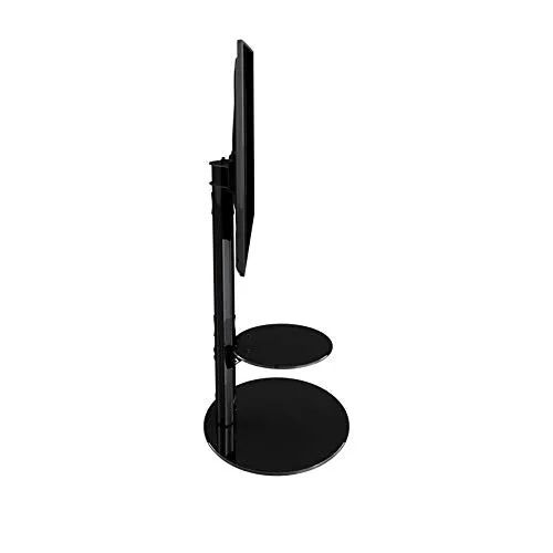 AVF Steel TV Floor Stand with TV Mount Column for 32" to 65" TVs in Black