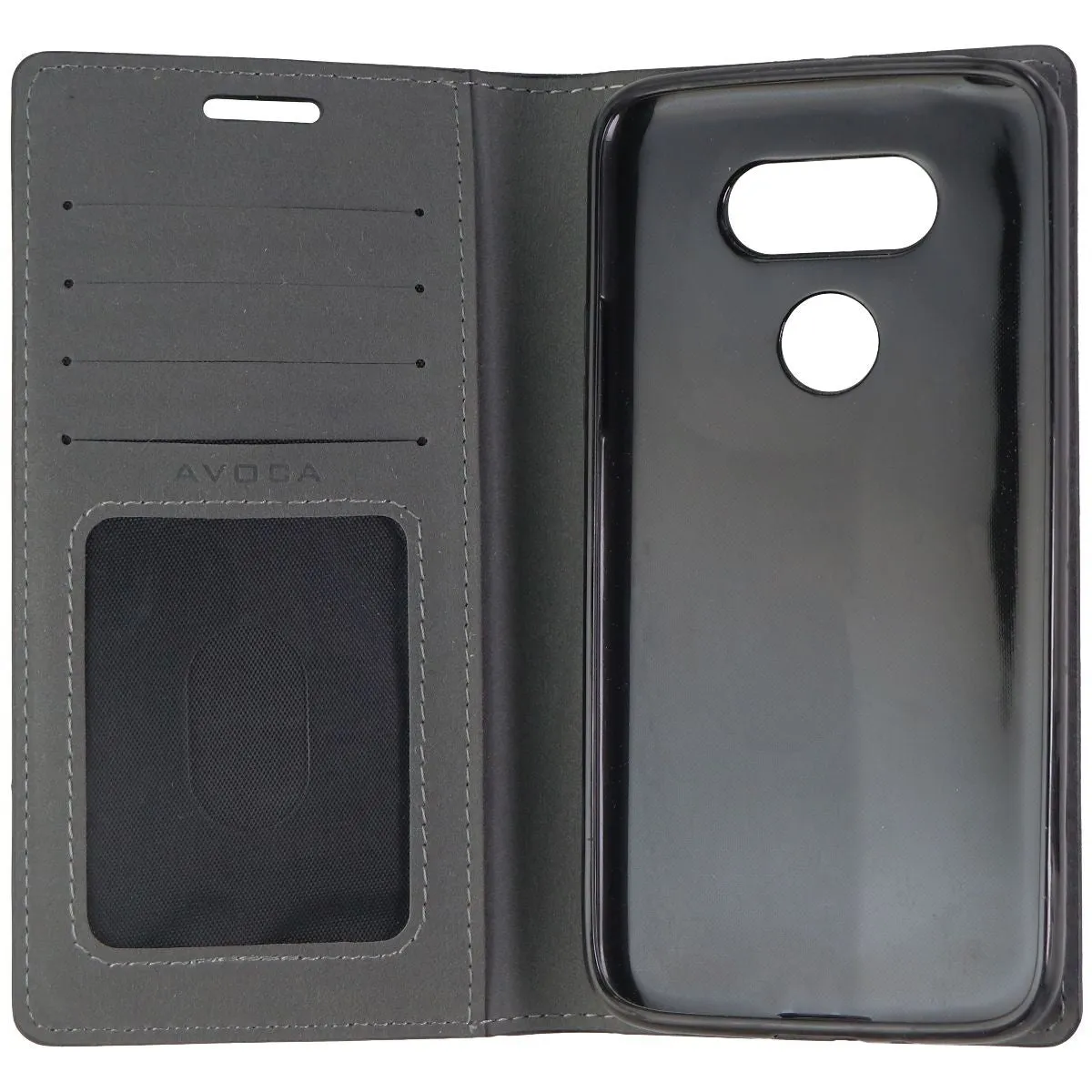 Avoca MobilePro Folio Wallet Case for LG G5 Smartphone - Black