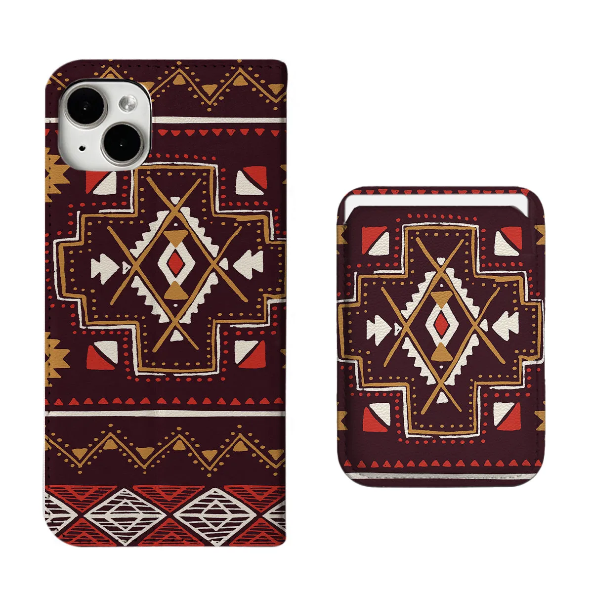 Aztec Pattern iPhone Leather Case