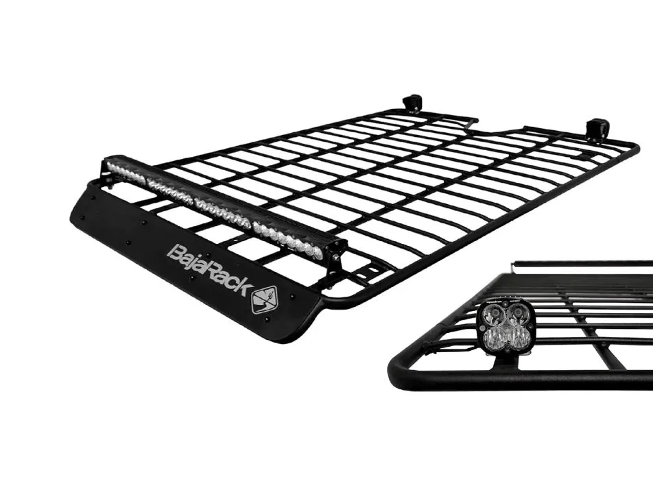 BajaRack Utility Flat Rack W/ Spy Light System For Land Rover Defender 110