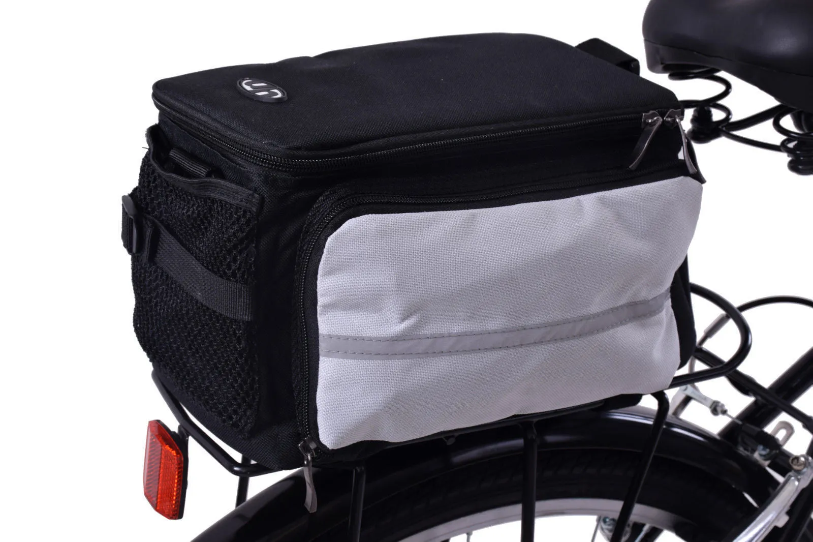 BIKE CARRIER RACK BAG   FOLDING PANNIER BAGS INSULATED BAG 28 LITRE SHOWER COVER