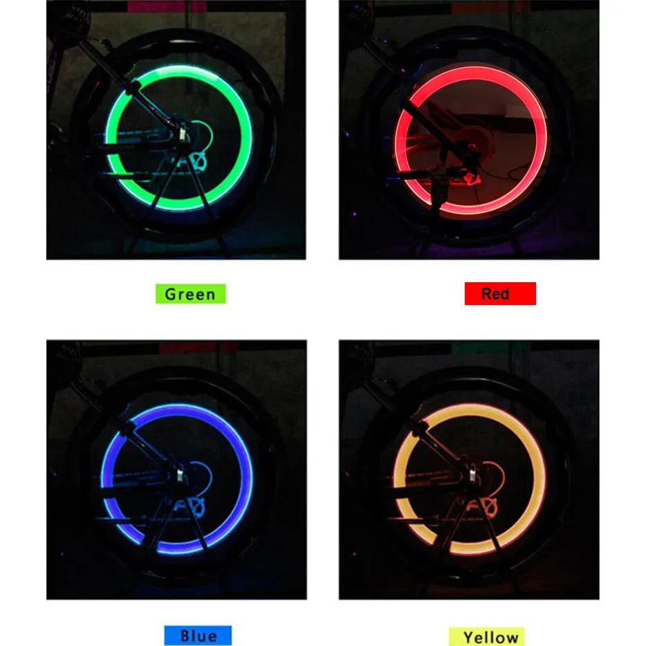 Bike LED lights -Valve Caps Wheel