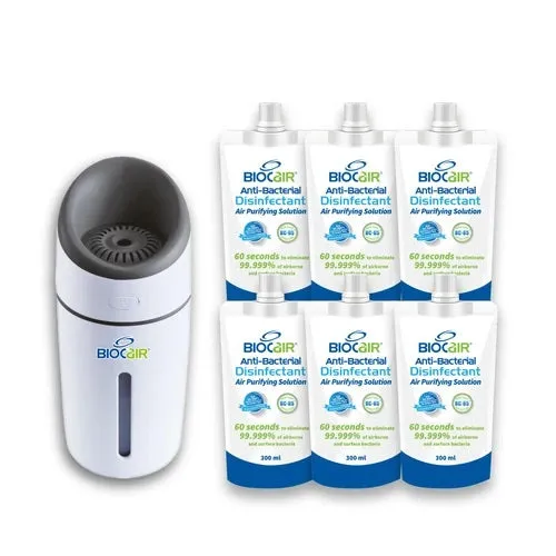 BioCair Ultimate Automobile Aerial Disinfection Bundle [Ex 2023]