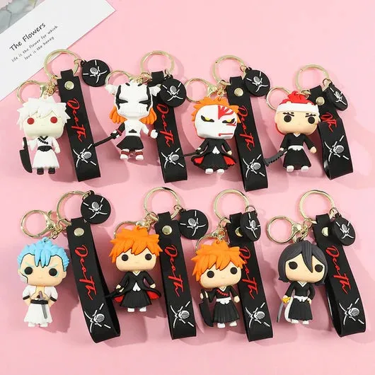 Bleach Anime | Bleach A | Silicone Lanyard Keychain