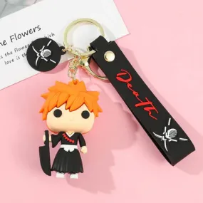 Bleach Anime | Bleach B | Silicone Lanyard Keychain