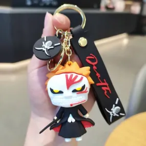 Bleach Anime | Bleach Ichigo | Silicone Lanyard Keychain