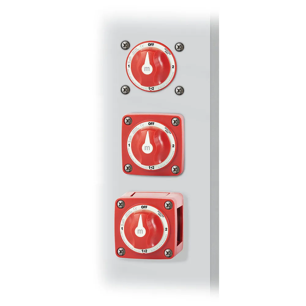 Blue Sea 6007 m-Series (Mini) Battery Switch Selector Four Position Red [6007]