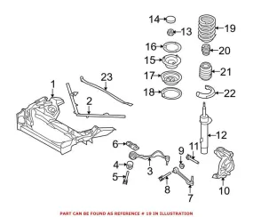 BMW Coil Spring – Front (w/ Standard Suspension) 31336767366