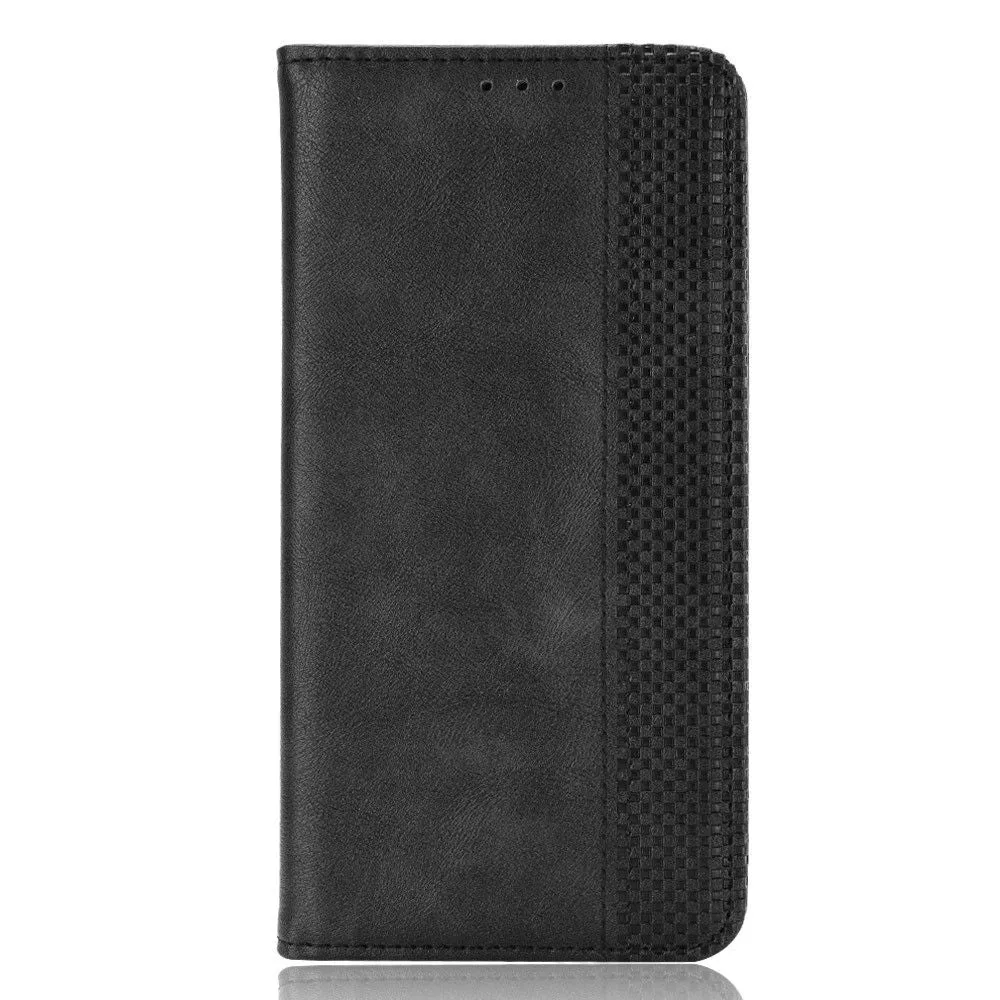 Bofink Vintage Samsung Galaxy S22 Plus leather case - Black