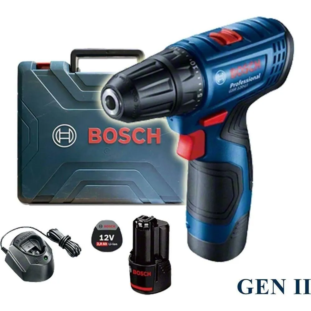 Bosch [GEN2] GSR 120-Li Cordless Drill - Driver 10mm (3/8") 12V [Contractor's Choice] (Open Seal)