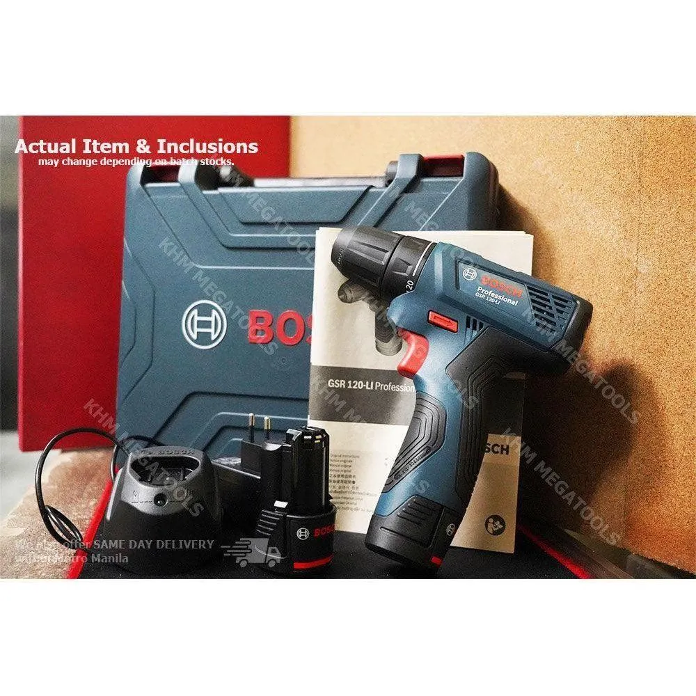 Bosch [GEN2] GSR 120-Li Cordless Drill - Driver 10mm (3/8") 12V [Contractor's Choice] (Open Seal)