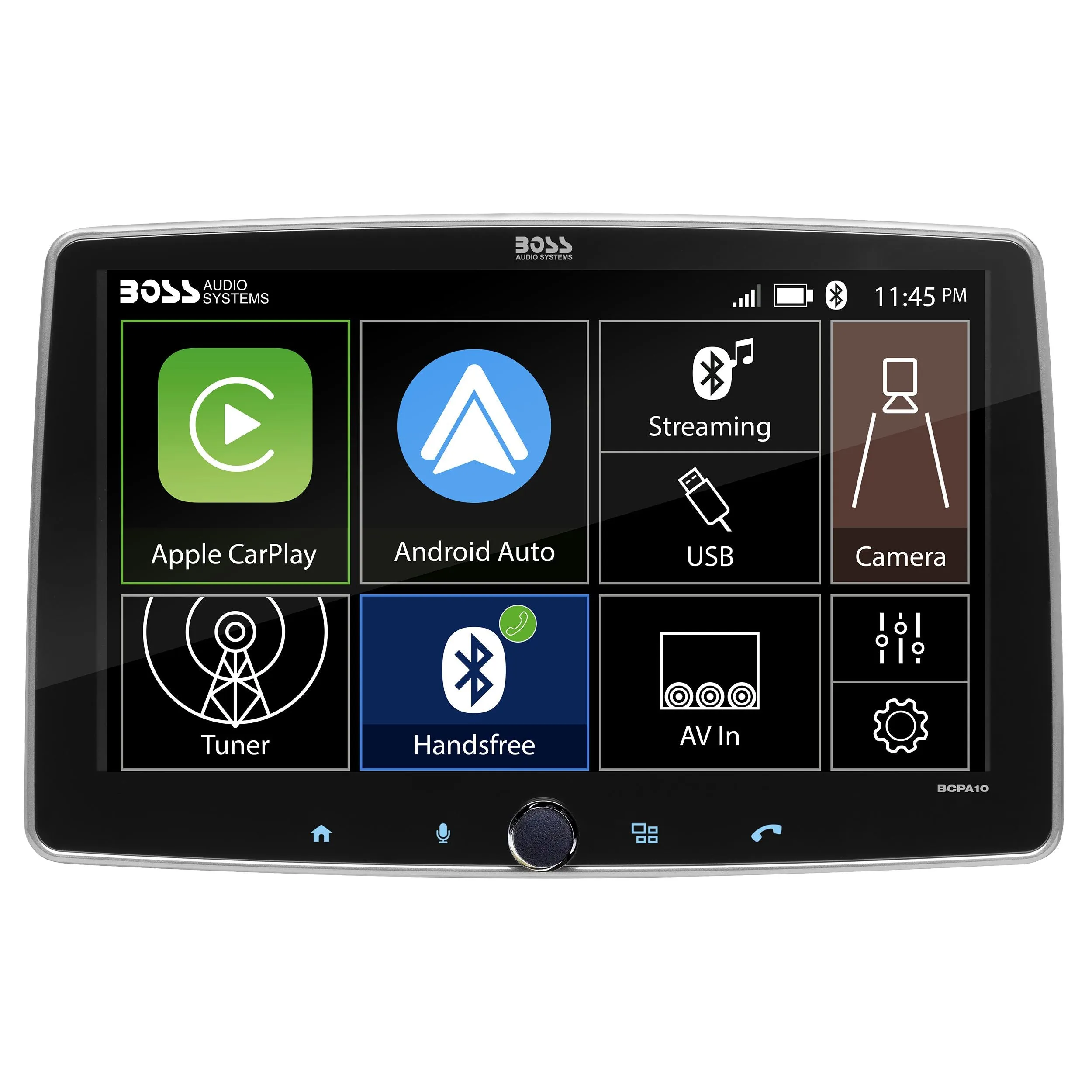 Boss BCPA10 - Multimedia Player (no CD/DVD) 10.1" Touchscreen, single Din