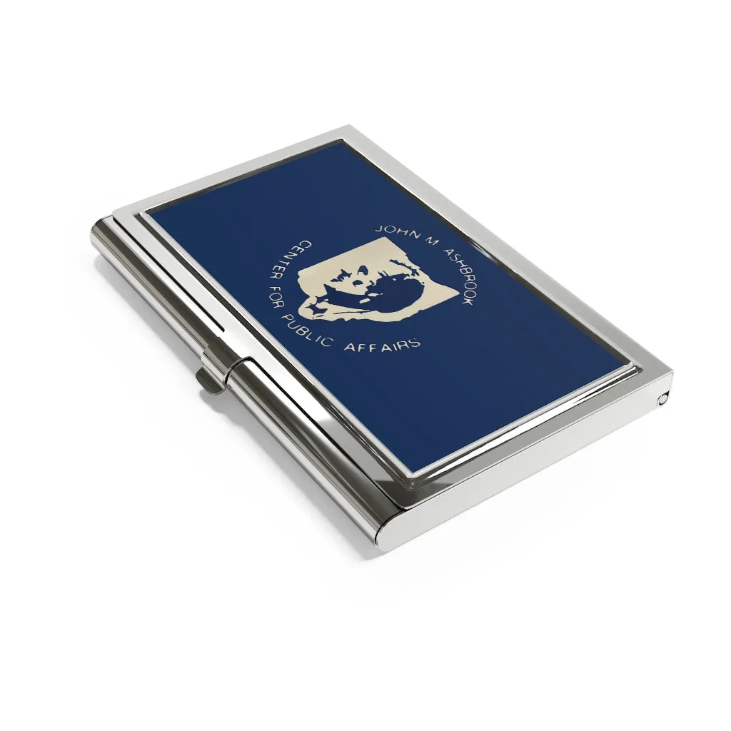 Business Card Holder With Vintage Logo