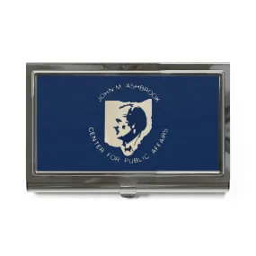 Business Card Holder With Vintage Logo