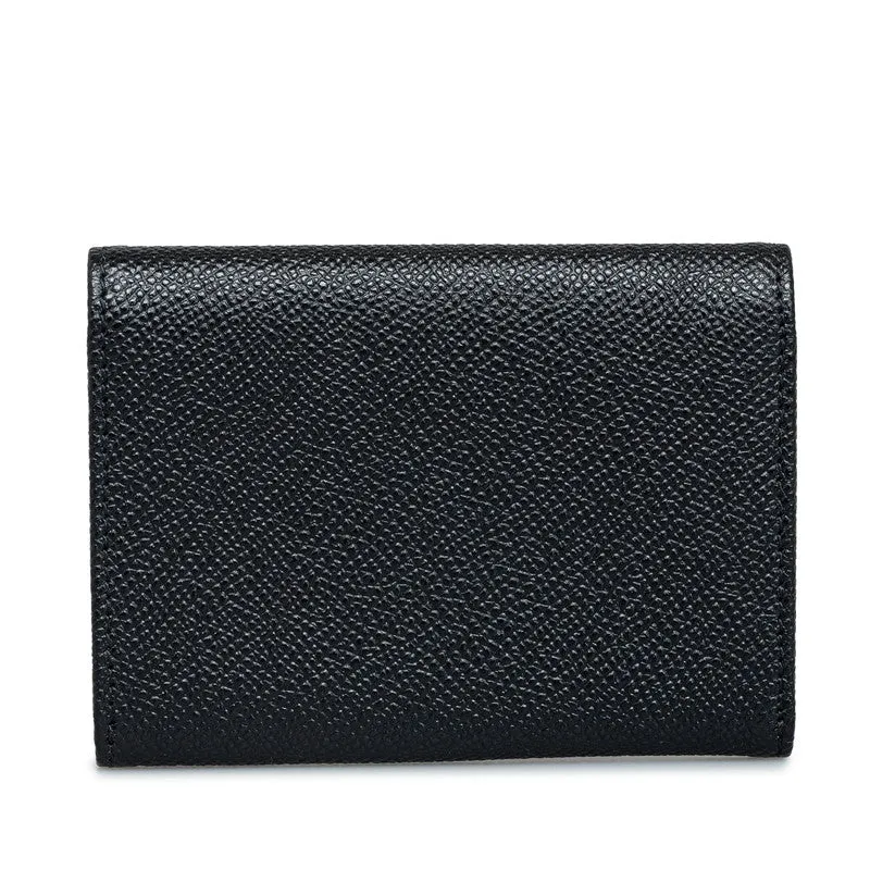 Bvlgari Leather Coin and Card Case Black