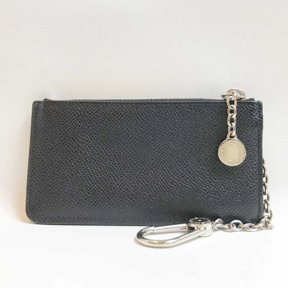 Bvlgari Leather Coin Case with Keyring