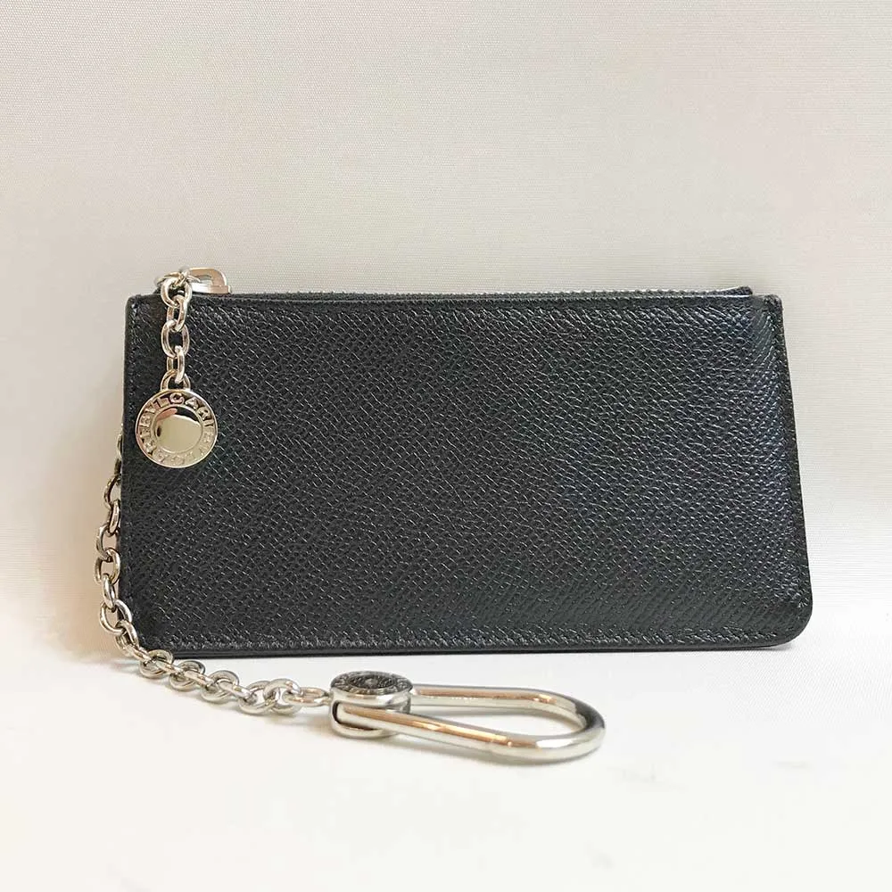 Bvlgari Leather Coin Case with Keyring