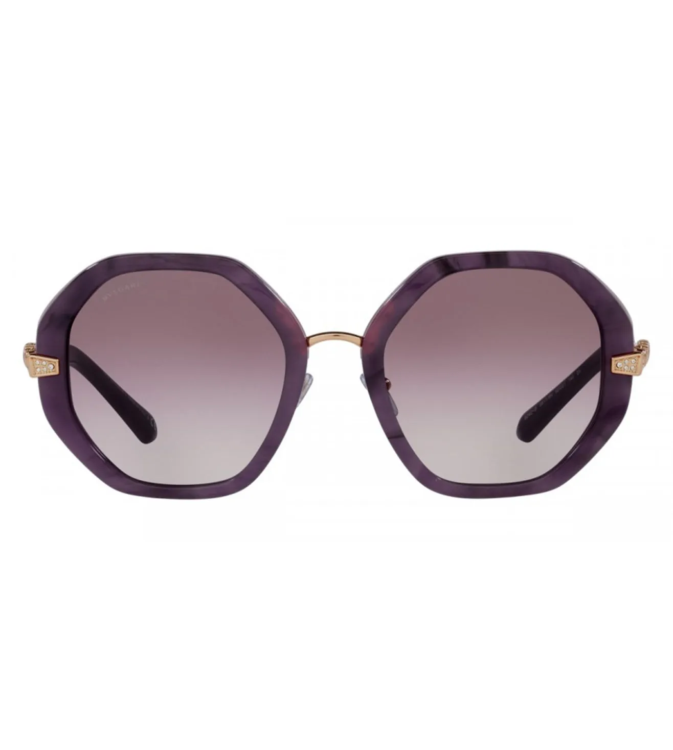 Bvlgari Women's Vilolet Gradient Geometric Sunglasses