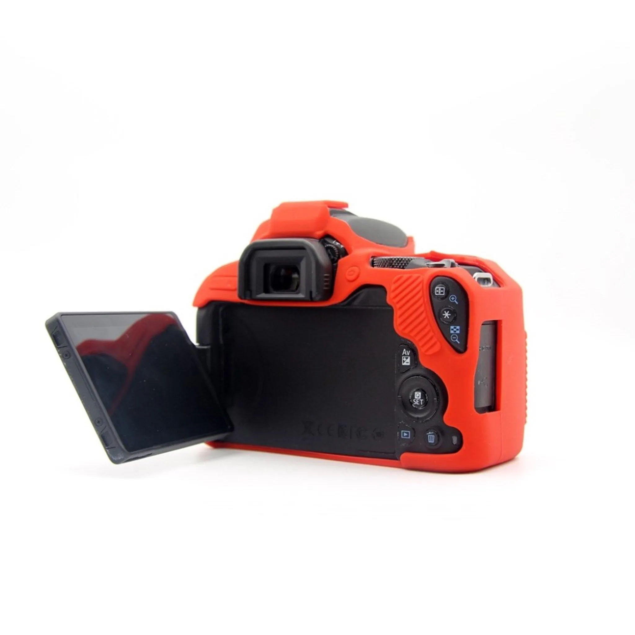 Canon EOS 200D soft silicone protective case - Red