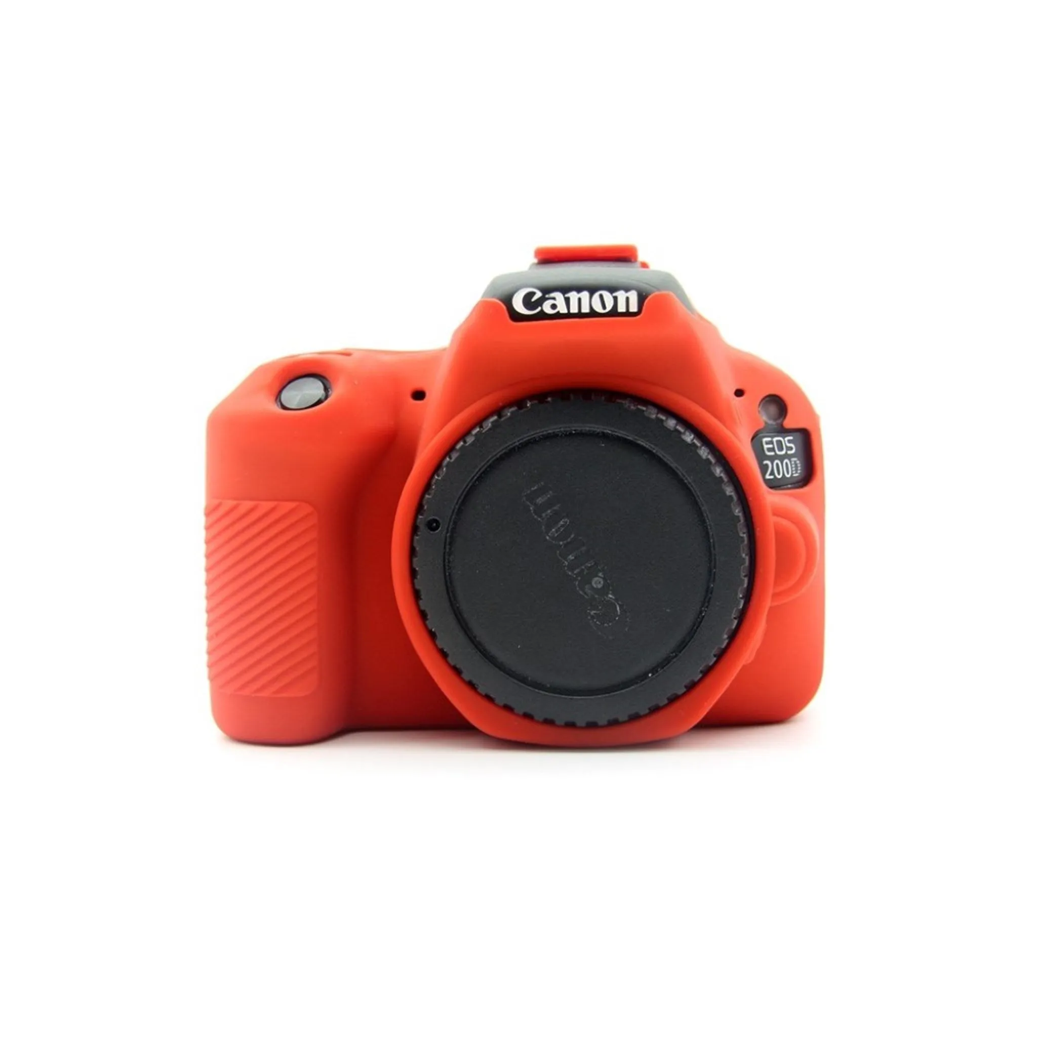 Canon EOS 200D soft silicone protective case - Red