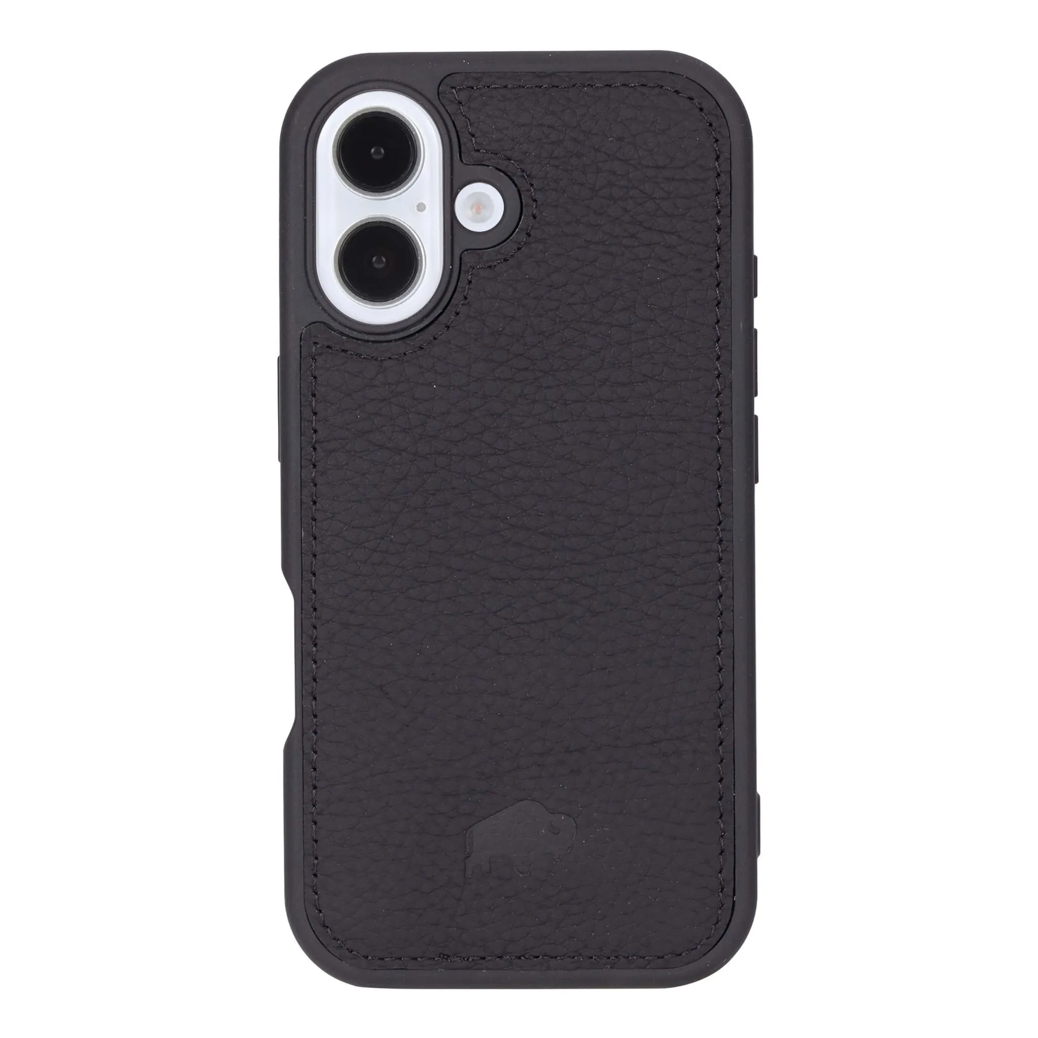 Carter iPhone 16 Plus Wallet Case, Pebble Black