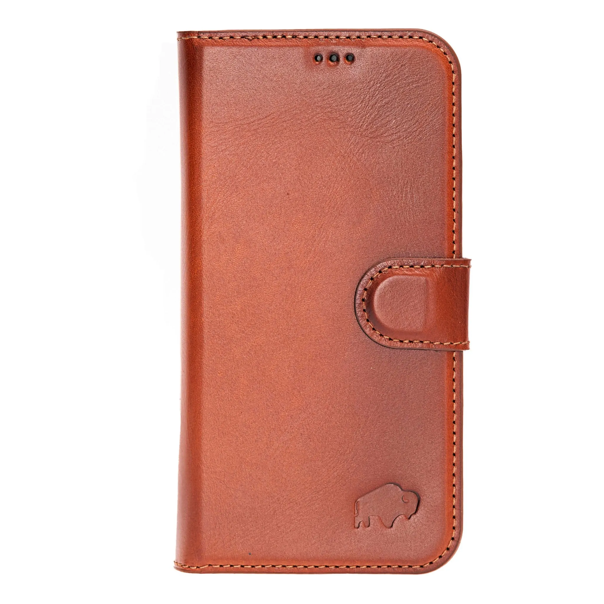 Carter iPhone 16 Pro Max Wallet Case, Burnished Tan