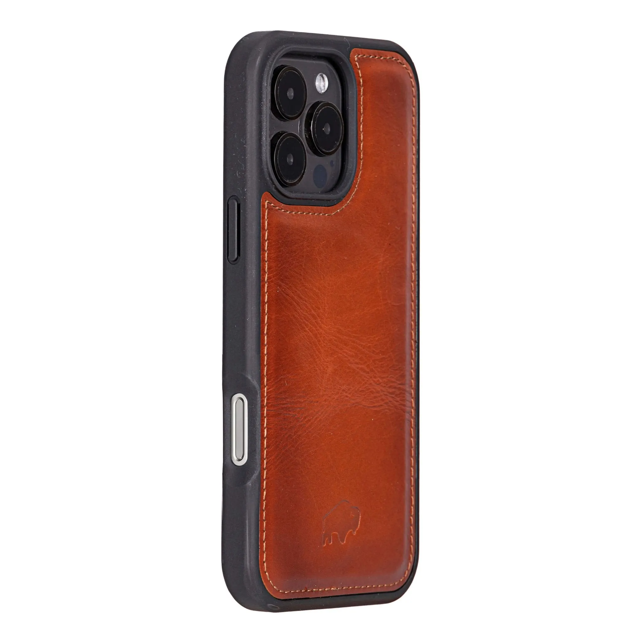 Carter iPhone 16 Pro Max Wallet Case, Burnished Tan